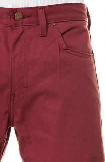 Dickies Pants Skinny 5 Pocket Oxblood Red