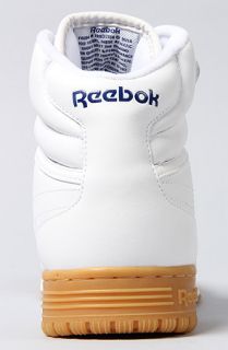 Reebok The Exo Fit Hi Clean Sneaker in White Gum