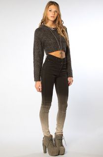 Cheap Monday Cropped Sweater in Black