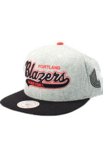 123STRAPBACKS Portland Trail Blazers Tailsweeper Wool Strapback HatGrayBlack