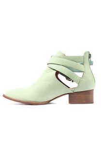 Jeffrey Campbell The Everly Boot in Green Snake Concrete Culture