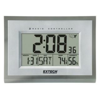 Extech Instruments Wall Clock with Humidity and Temperature Display 445706