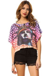 Understar The Lady Liberty Crop Top in Red