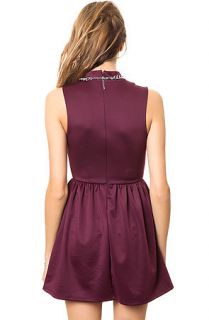 MKL Collective Dress All In in Wine Purple