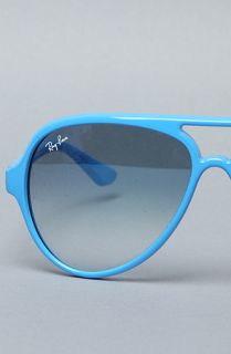 Ray Ban The 59mm Cats 5000 Sunglasses in Blue