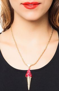 Melody Ehsani Necklace The Ice Cream in Raspberry