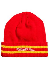 Mitchell & Ness The Houston Rockets Beanie in Red