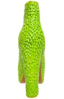 Jeffrey Campbell Shoe The Lita Drip Exclusive in Slime Green