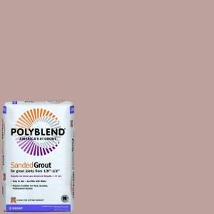 Custom Building Products Polyblend #390 Rose Beige 25 lb. Sanded Grout PBG39025
