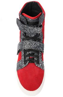 Android Homme The Propulsion Hi Sneaker in Red