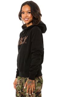 Obey Hoodie The Obey Cheetah Font Logo Pullover in Black (Exclusive)