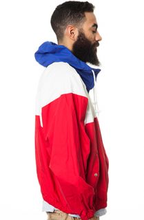 BURIED ALIVE VINTAGE The Polo Sport Colorblock Jacket in Red White Blue