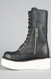 Jeffrey Campbell The Revelation Boot in Distressed Black