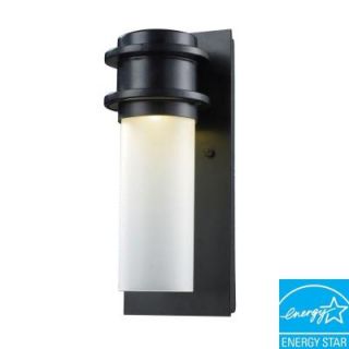 Titan Lighting Freeport 1 Light Outdoor Matte Black LED Wall Sconce TN 5299