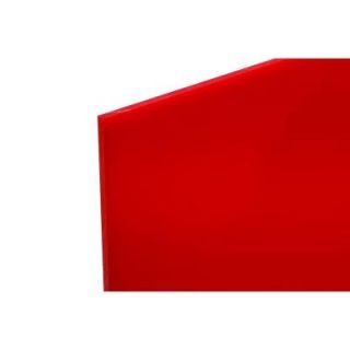 48 in. x 96 in. x .118 in. Red Acrylic Sheet CA2793RED