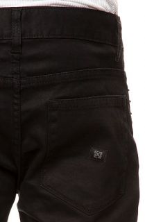 KR3W The K Slim 5 Pocket Twill Pants in Black