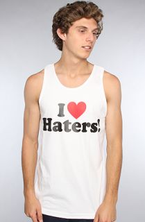 DGK The Haters Tank in White Red Heart