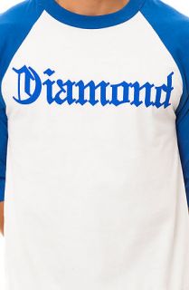 Diamond Supply Co. Tee 4 Life 3/4 Sleeve Raglan in Blue