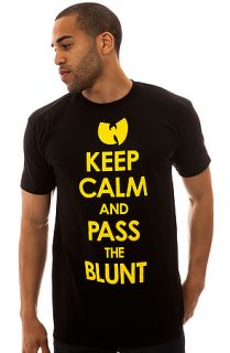 Wutang Brand Limited Tee Keep Calm in Yellow and Black