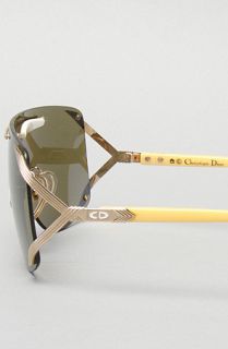Vintage Eyewear The Christian Dior 2434 Sunglasses in Silver with Olive Green Lenses