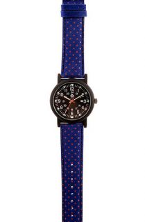 Advocate The Great Watch in Blue and Red Polka Dot
