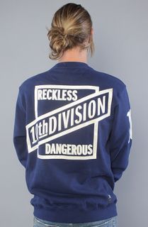 10 Deep The Reckless Crewneck Sweatshirt in Dark Blue
