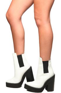 Jeffrey Campbell Boot Franz in White