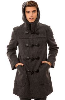 Schott Coat 24oz Duffle Coat in Oxford Gray