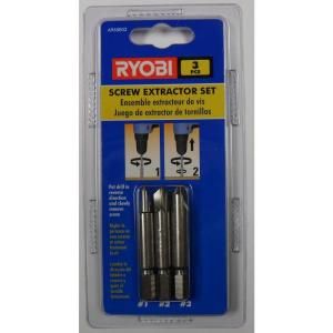 Ryobi 3 Pieces Screw Extractor Set A96SE03
