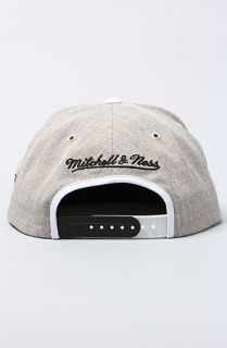 Mitchell & Ness The Los Angeles Kings Basic Arch Snapback Hat in Gray Black