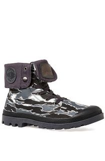 Palladium Boot Palladium x Billionaire Boys Club Baggy Leather Boots in Camo Grey