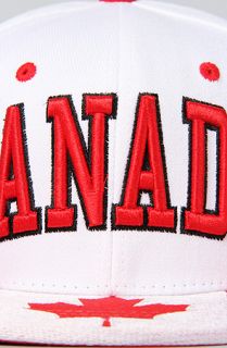 Z Hats The Canada Olympic 2012 Snapback Hat in White