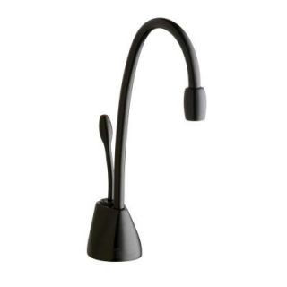 InSinkErator Indulge Contemporary Gloss Black Instant Hot Water Dispenser Faucet Only F GN1100BLK