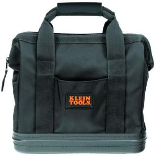 Klein Tools Black Ballistic Nylon 8 in. 10 Pocket Tool Bag 5526615H