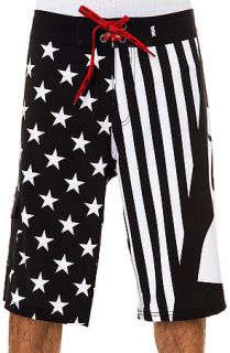 DGK Boardshorts Angle Justice in Black and White