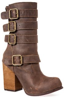 Jeffrey Campbell Boot Crestview Boot in Distressed Brown