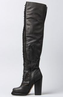 Jeffrey Campbell Boot Thigh High in Black