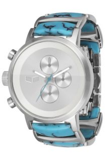 Vestal Vestal Metronome Silver Turquoise Watch
