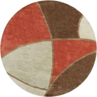 Artistic Weavers Meredith Brown 8 ft. Round Area Rug MERE 8887