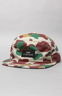 HUF The Death From Above 6 Panel Volley Cap in Camo