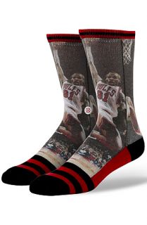 Stance Socks Dennis Rodman in Black & Red