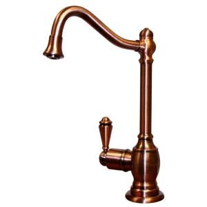 Whitehaus 1 Handle Forever Hot Instant Hot Water Dispenser in Antique Copper WHFH H3130 ACO