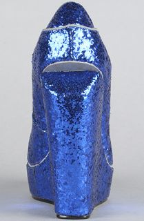 Senso Diffusion The Agnes Shoe in Blue Glitter