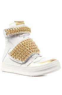 Jeffrey Campbell Sneaker Bones Chain in White and Gold