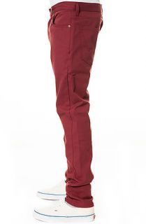 Dickies Pants Skinny 5 Pocket Oxblood Red