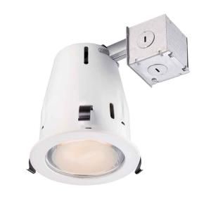 Commercial Electric 4 in. White Recessed Shower Kit CER4G24R463WHP