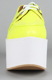 Jeffrey Campbell The Bundy Shoe in Neon Yellow