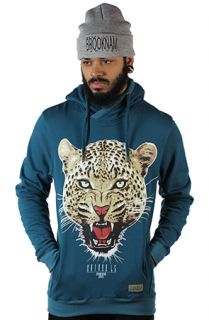 Entree LS THE LEOPARD Green Hoodie