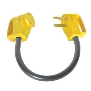 Camco 18 in. 50 Amp to 30 Amp Dogbone Adapter 55173