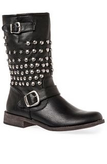 Sole La Vie The Apache Studded Bootie in Black